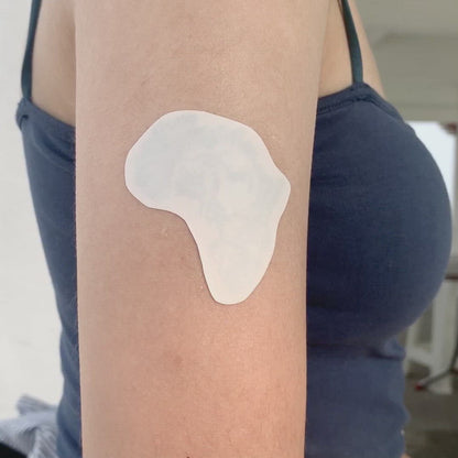 fake small african map lion black culture animal temporary tattoo sticker design idea on upper arm