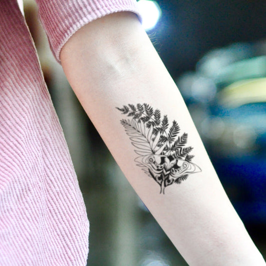 fake small the last of us ellie illustrative temporary tattoo sticker design idea on inner arm